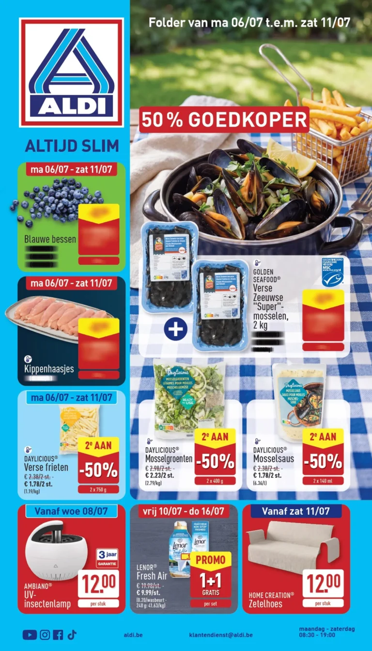 Aldi folder van 06/07/2026