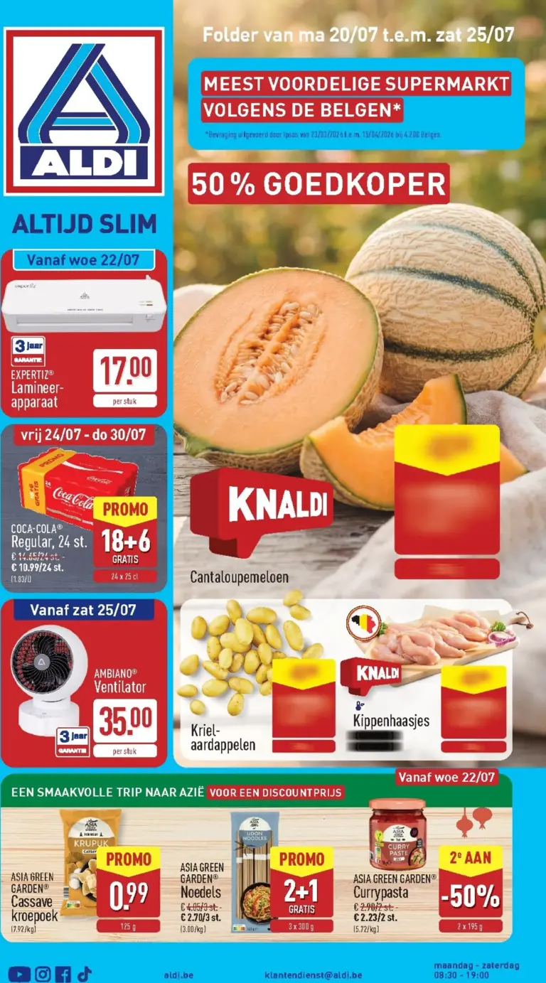 Aldi folder van 20/07/2026