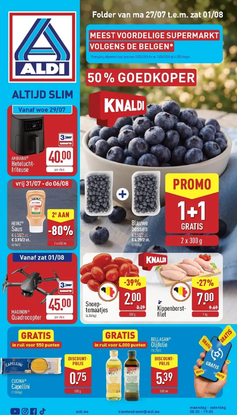 Aldi folder van 27/07/2026