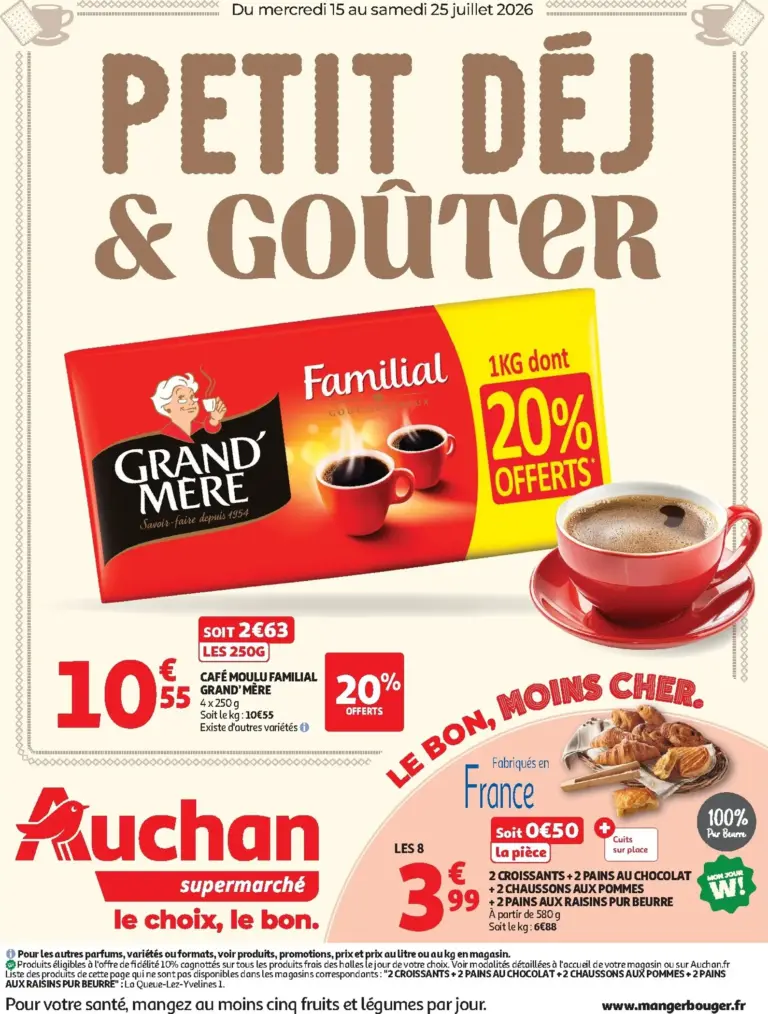 Auchan folder van 15/07/2026
