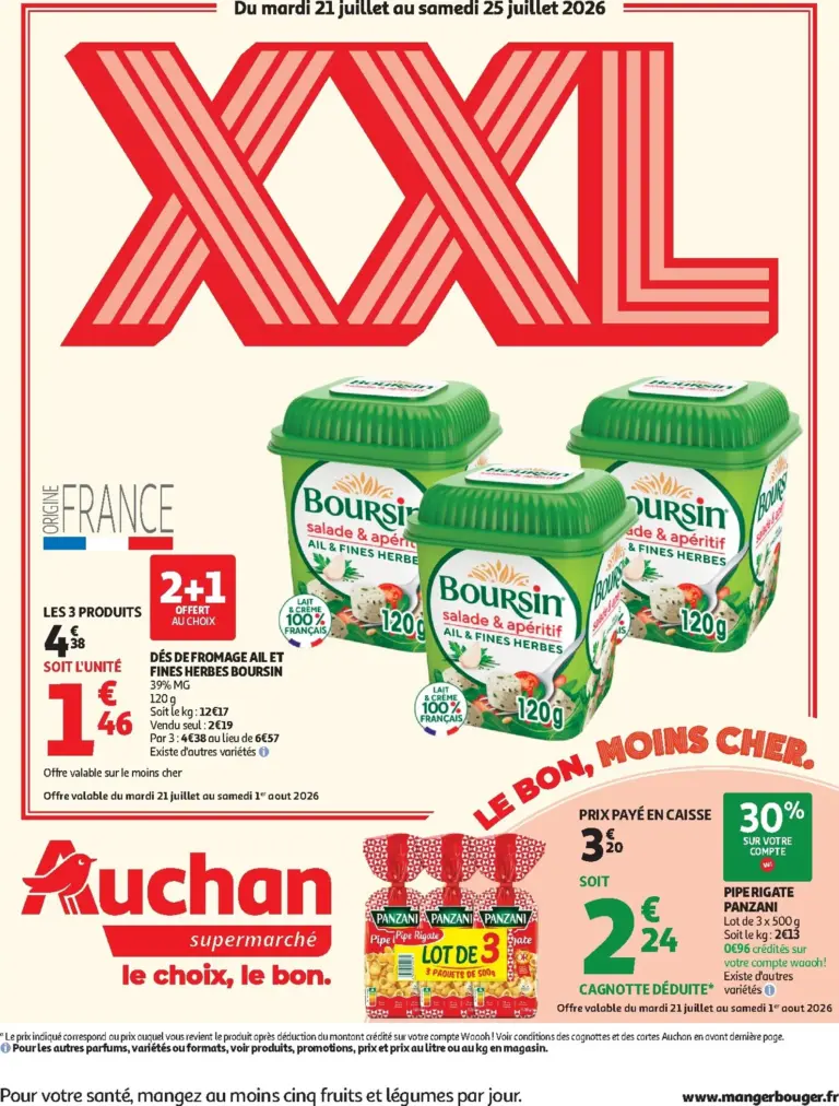 Auchan folder van 21/07/2026