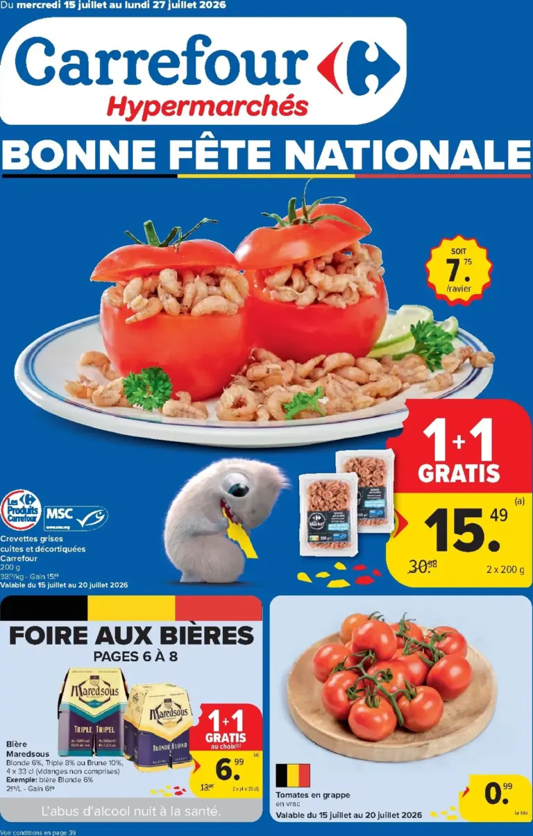 Carrefour folder van 15/07/2026