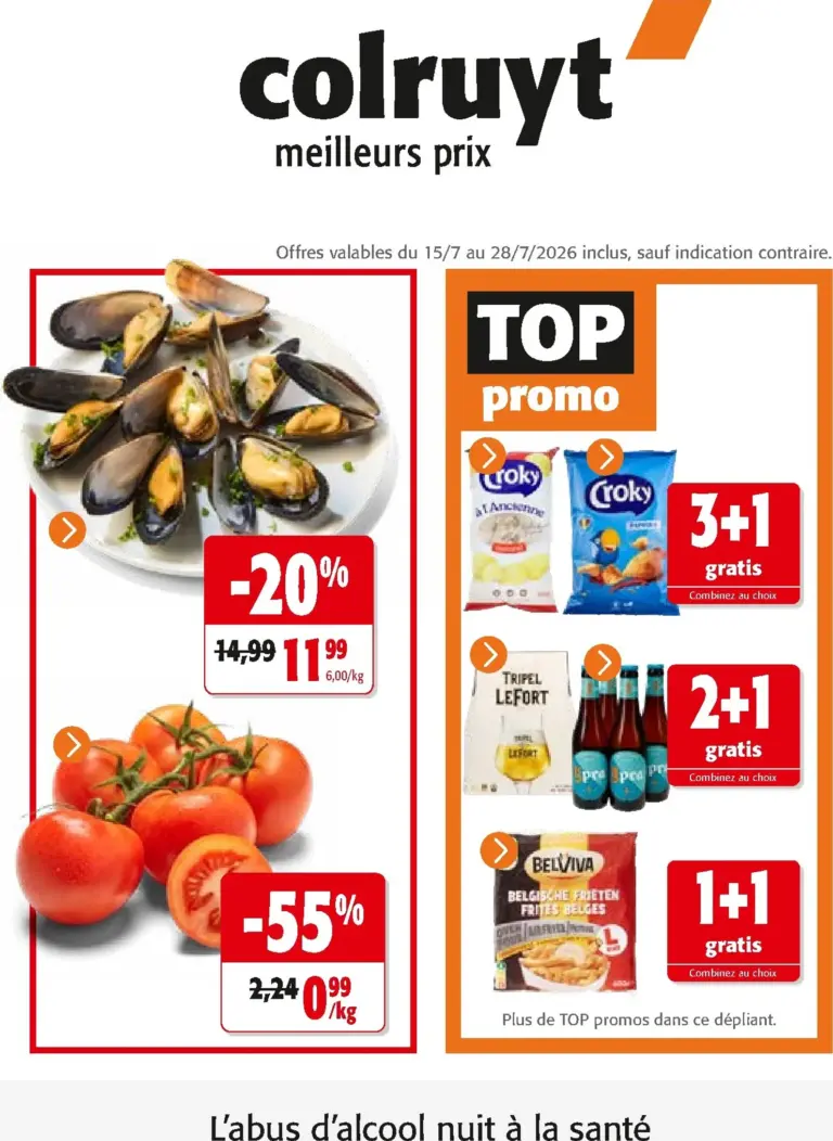 Colruyt folder van 15/07/2026