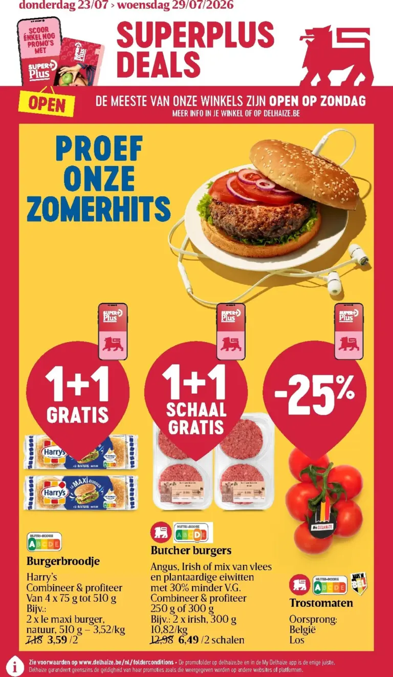 Delhaize folder van 23/07/2026