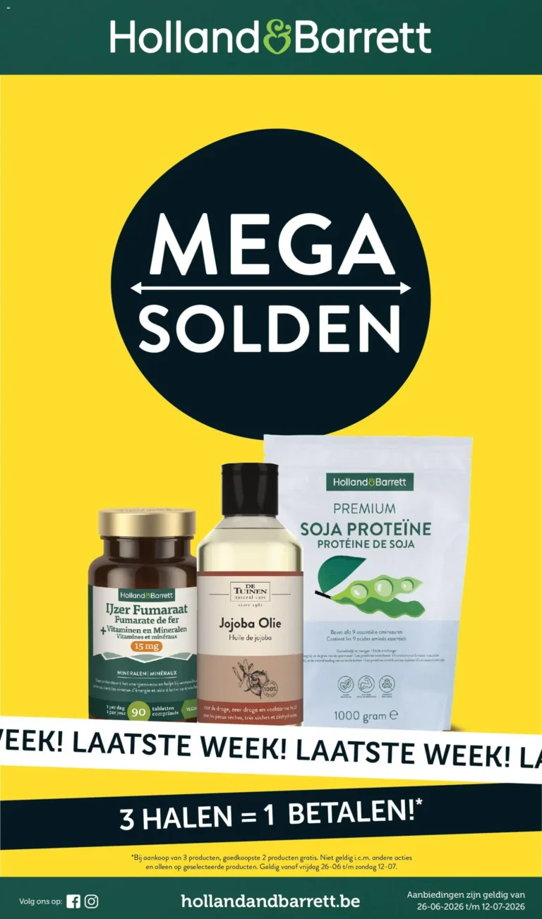 Holland & Barrett folder van 26/06/2026