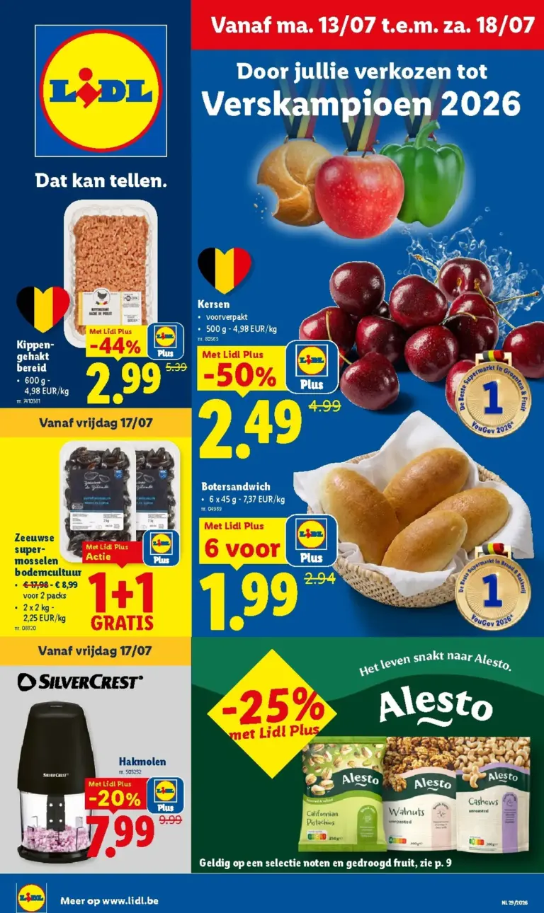 Lidl folder van 13/07/2026