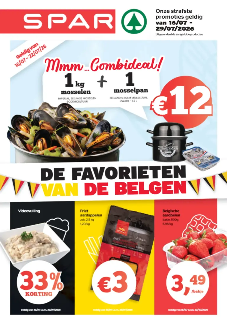 Spar folder van 16/07/2026