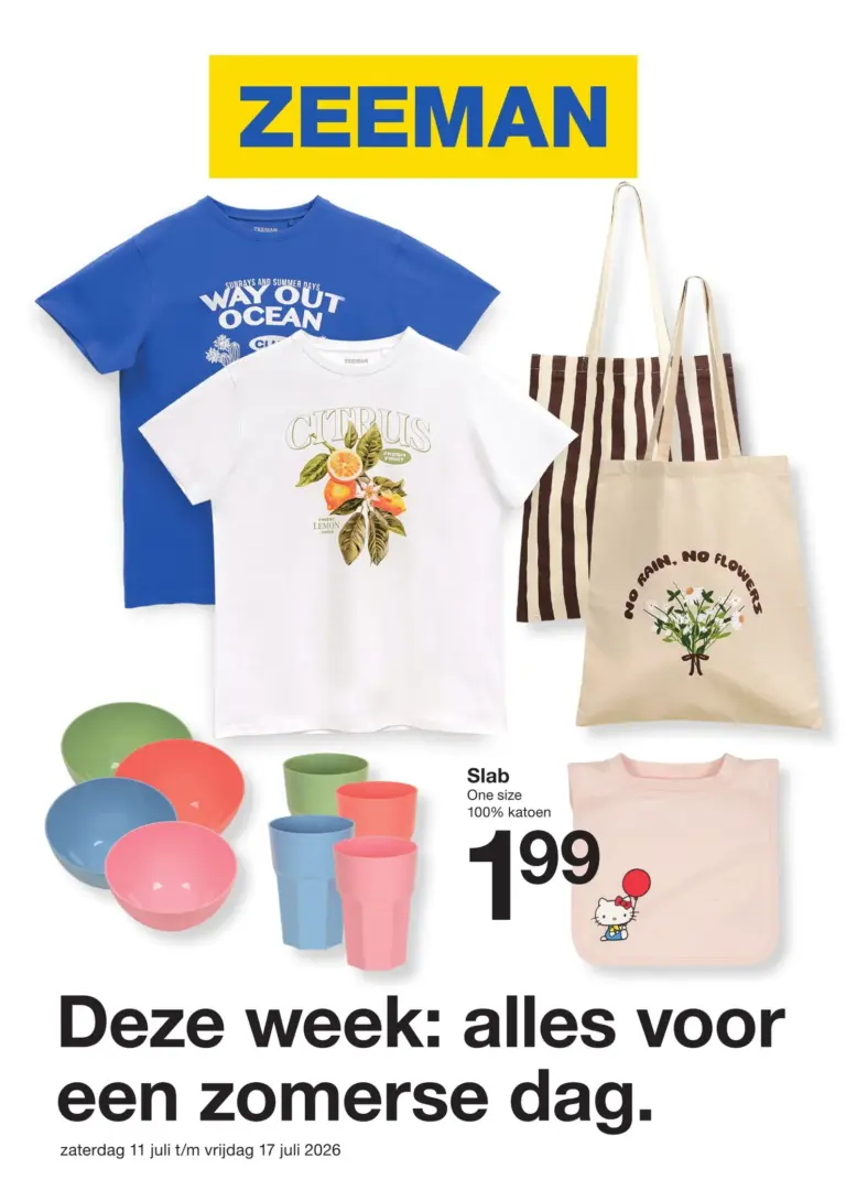 Zeeman folder van 11/07/2026