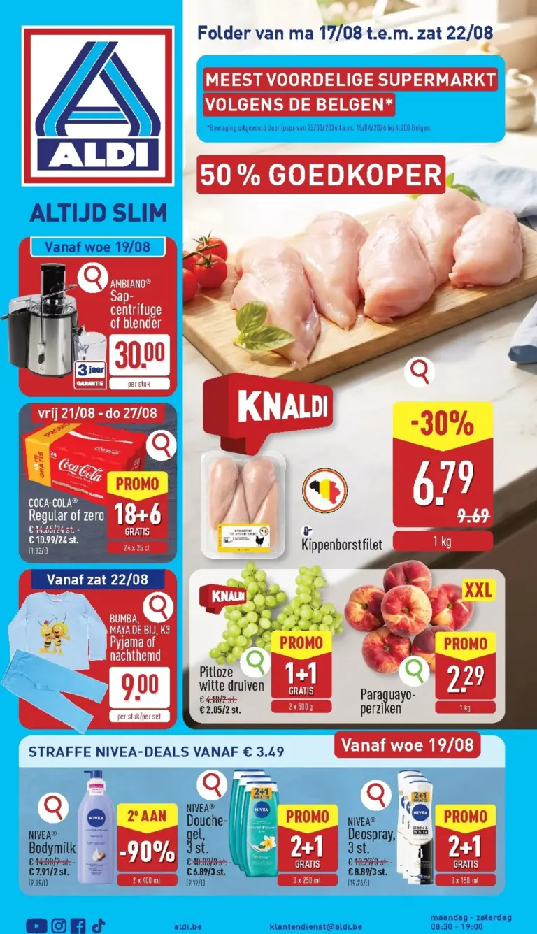 Aldi folder van 17/08/2026