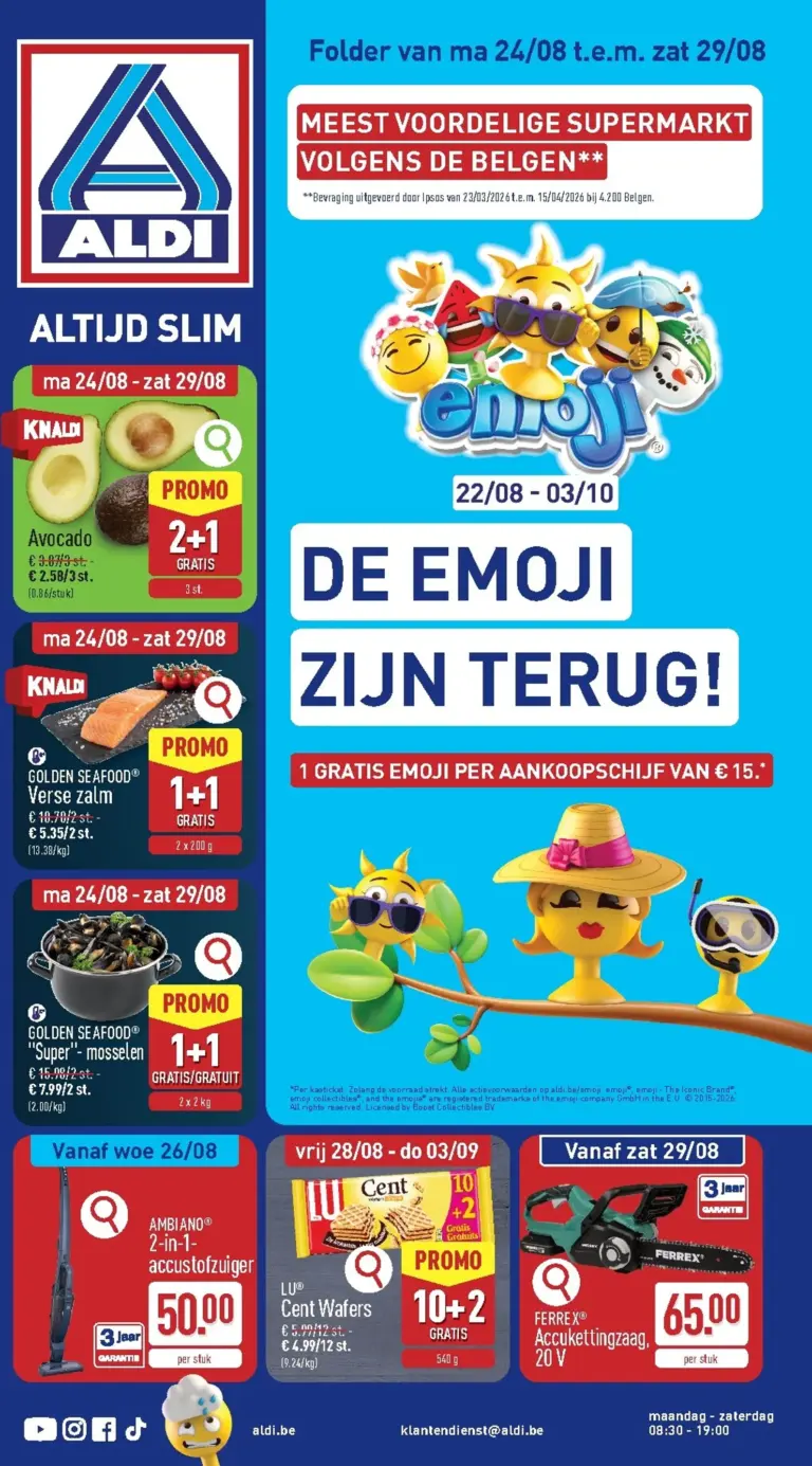 Aldi folder van 24/08/2026