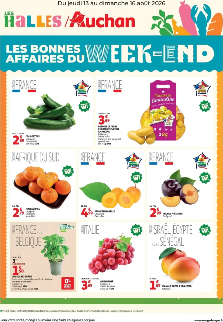 Auchan folder van 13/08/2026