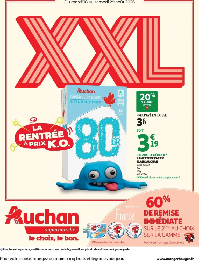 Auchan folder van 18/08/2026