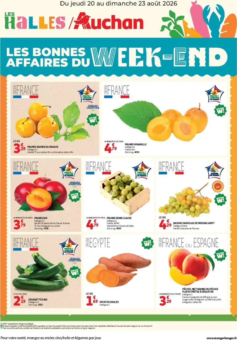 Auchan folder van 20/08/2026