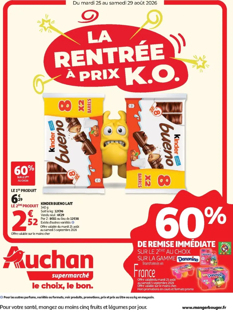 Auchan folder van 25/08/2026