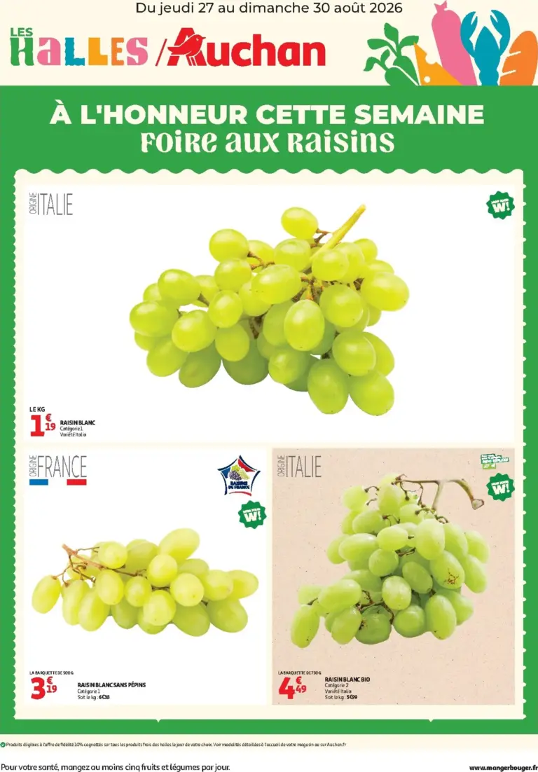 Auchan folder van 27/08/2026