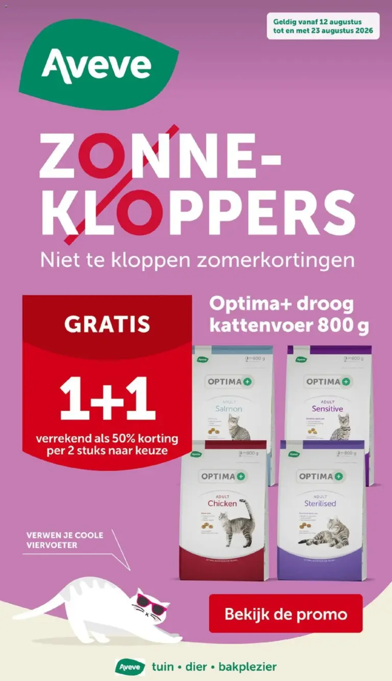 Aveve folder van 12/08/2026