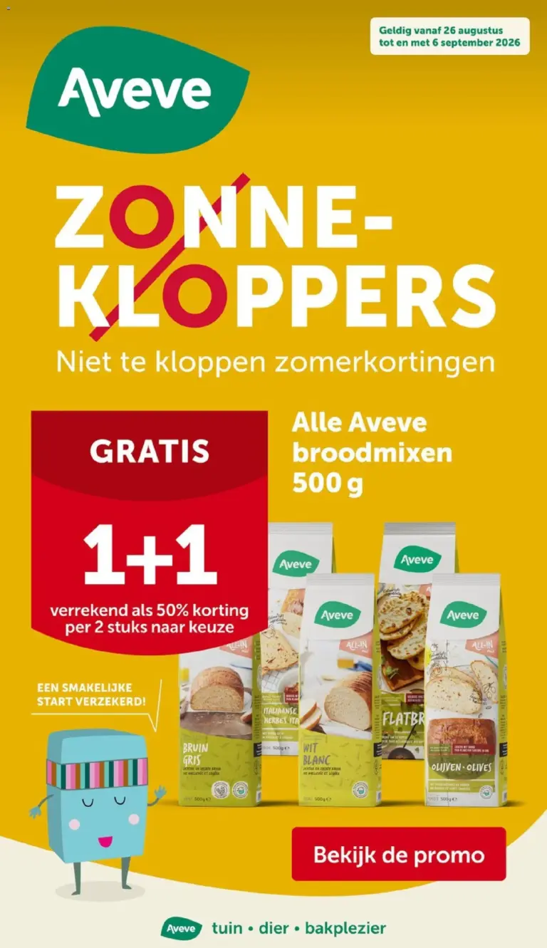 Aveve folder van 26/08/2026