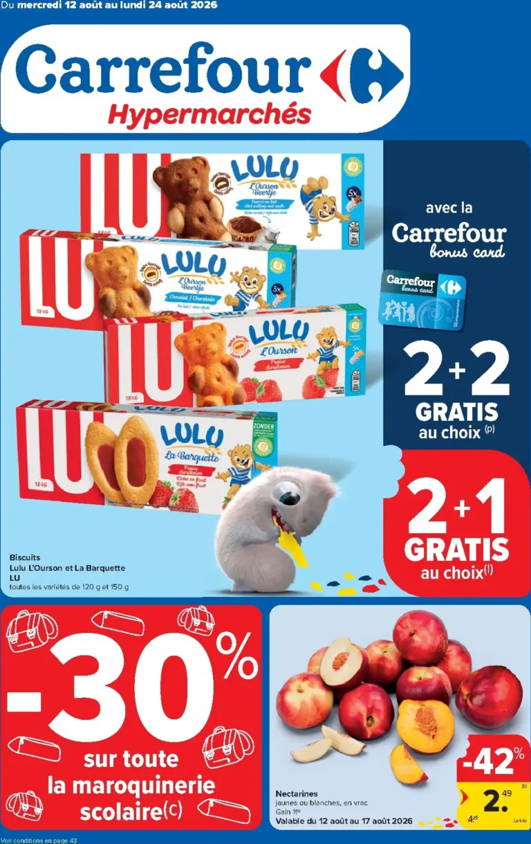 Carrefour folder van 12/08/2026