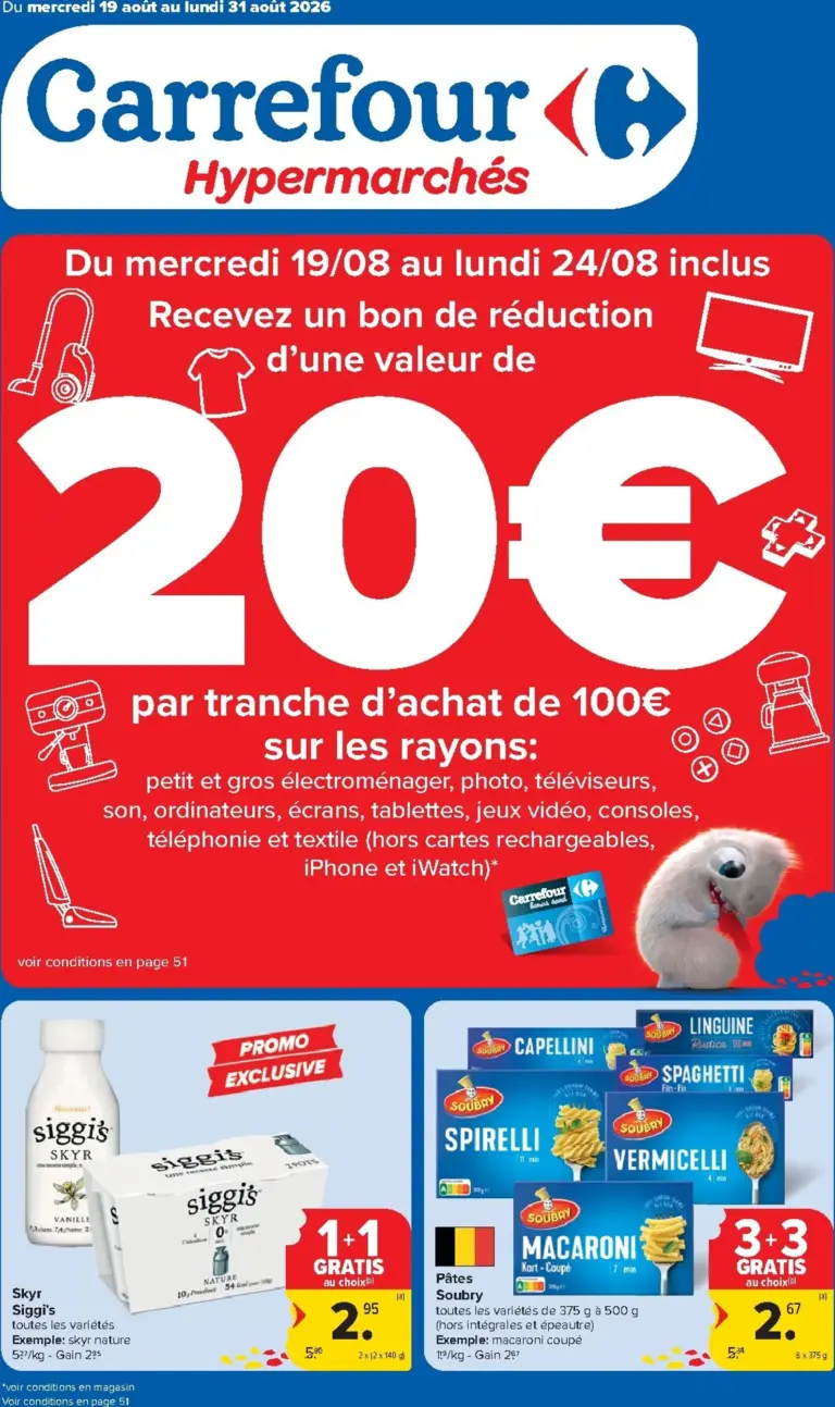 Carrefour folder van 19/08/2026