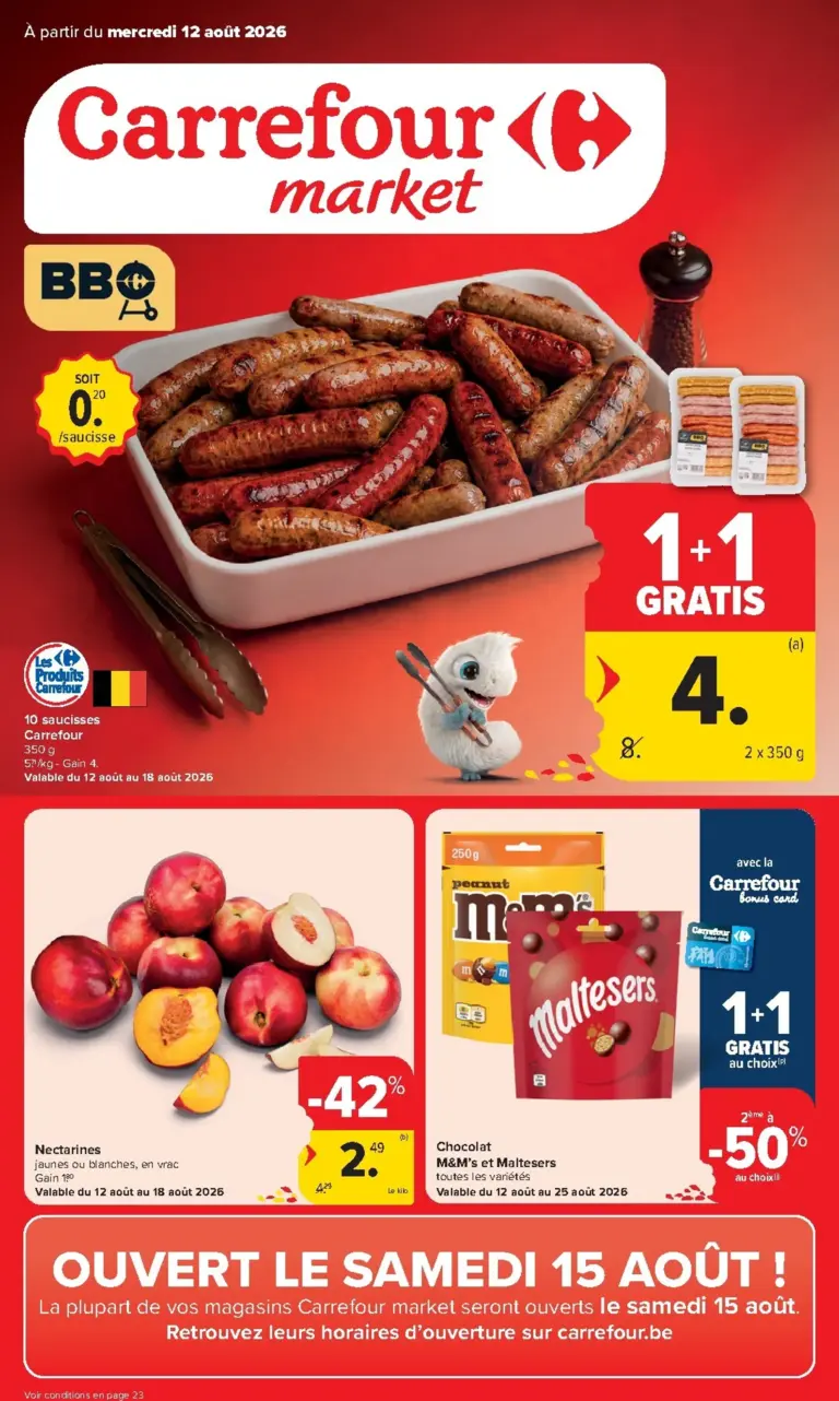 Carrefour market folder van 12/08/2026