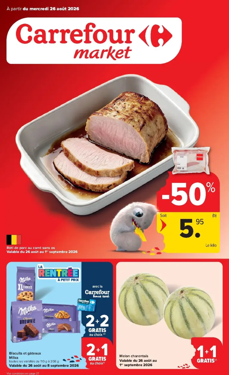 Carrefour market folder van 26/08/2026