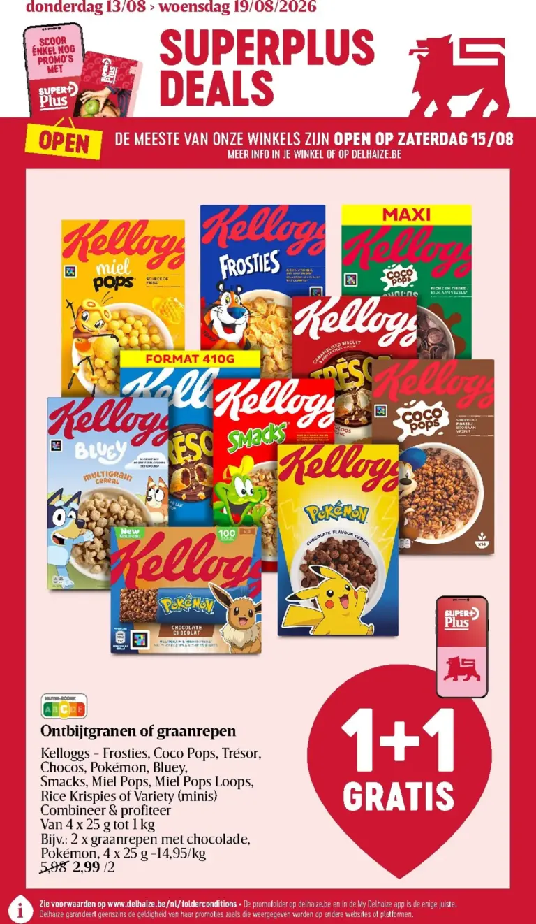 Delhaize folder van 13/08/2026