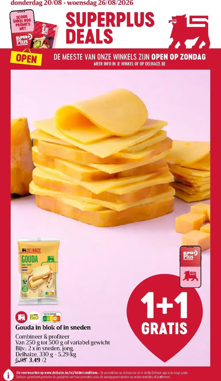 Delhaize folder van 20/08/2026