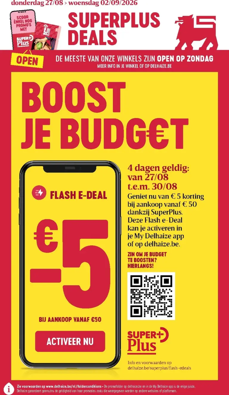 Delhaize folder van 27/08/2026