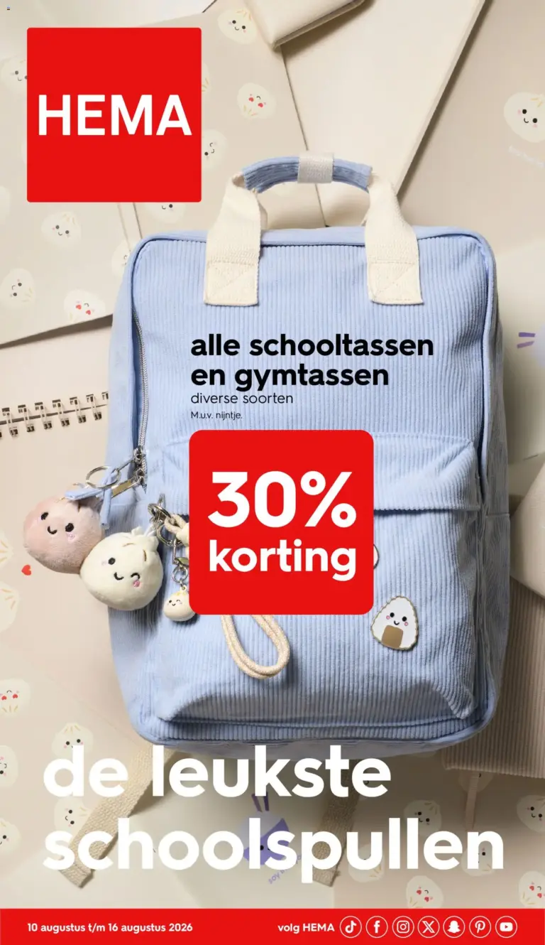 Hema folder van 10/08/2026