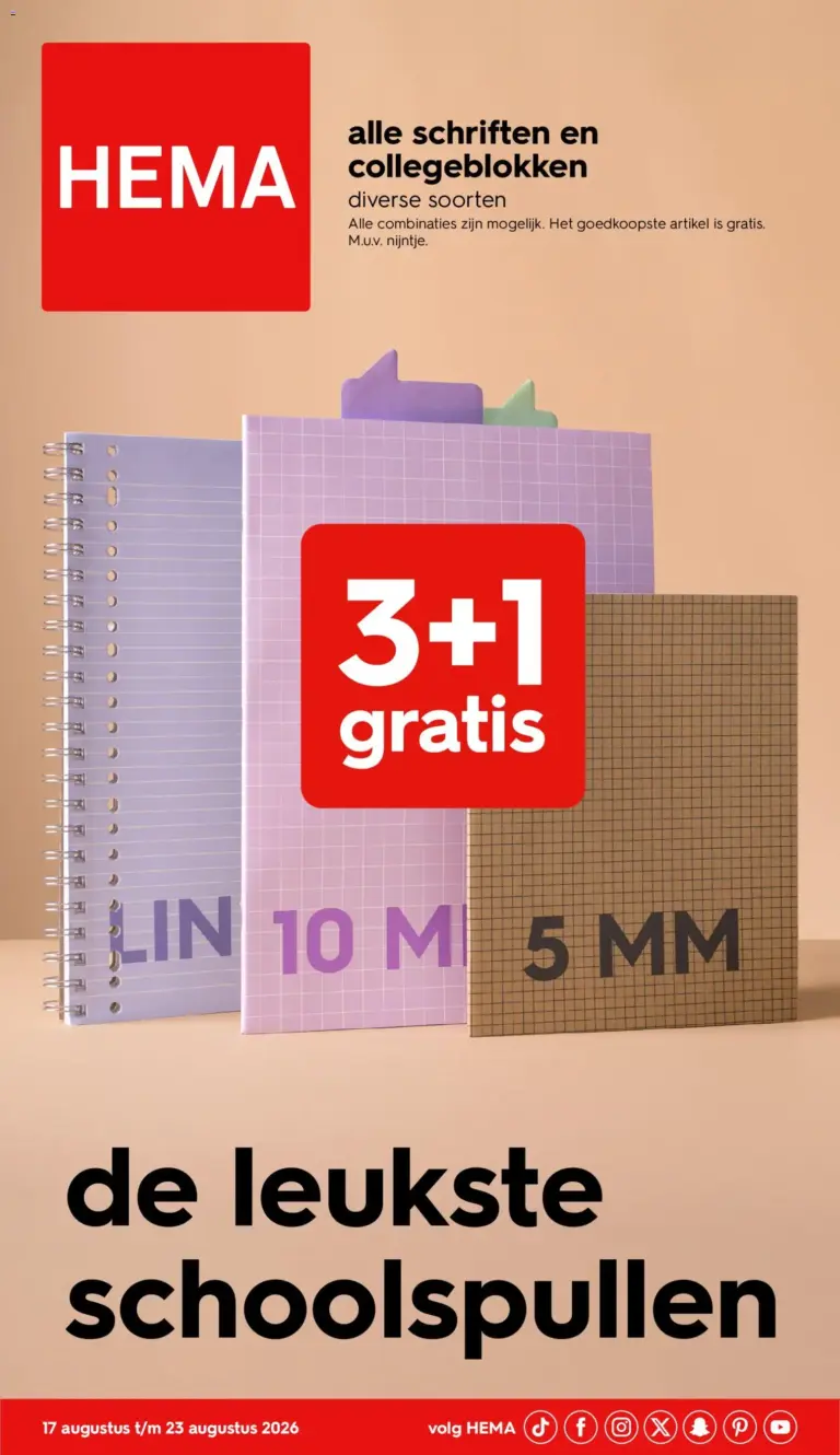 Hema folder van 17/08/2026