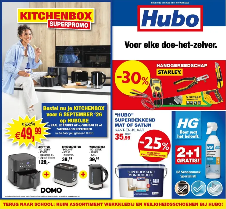 Hubo folder van 26/08/2026