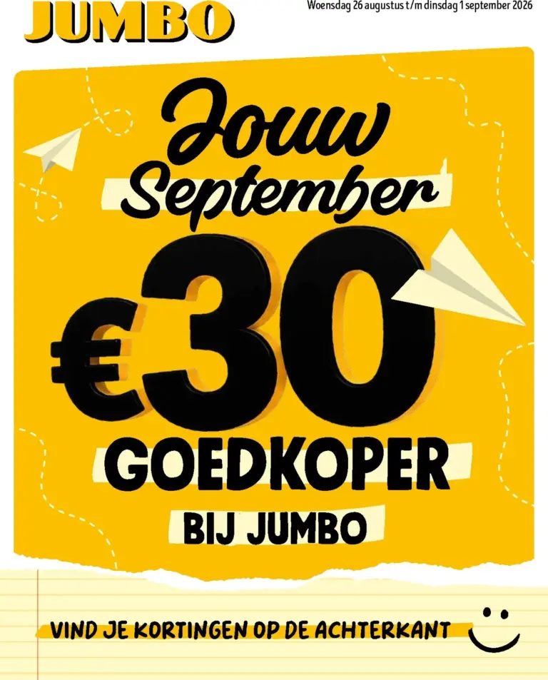 JUMBO folder van 26/08/2026