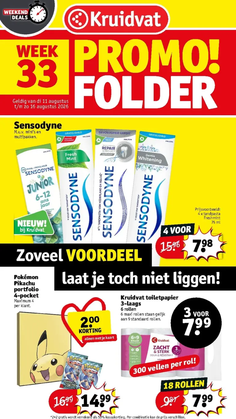 Kruidvat folder van 11/08/2026