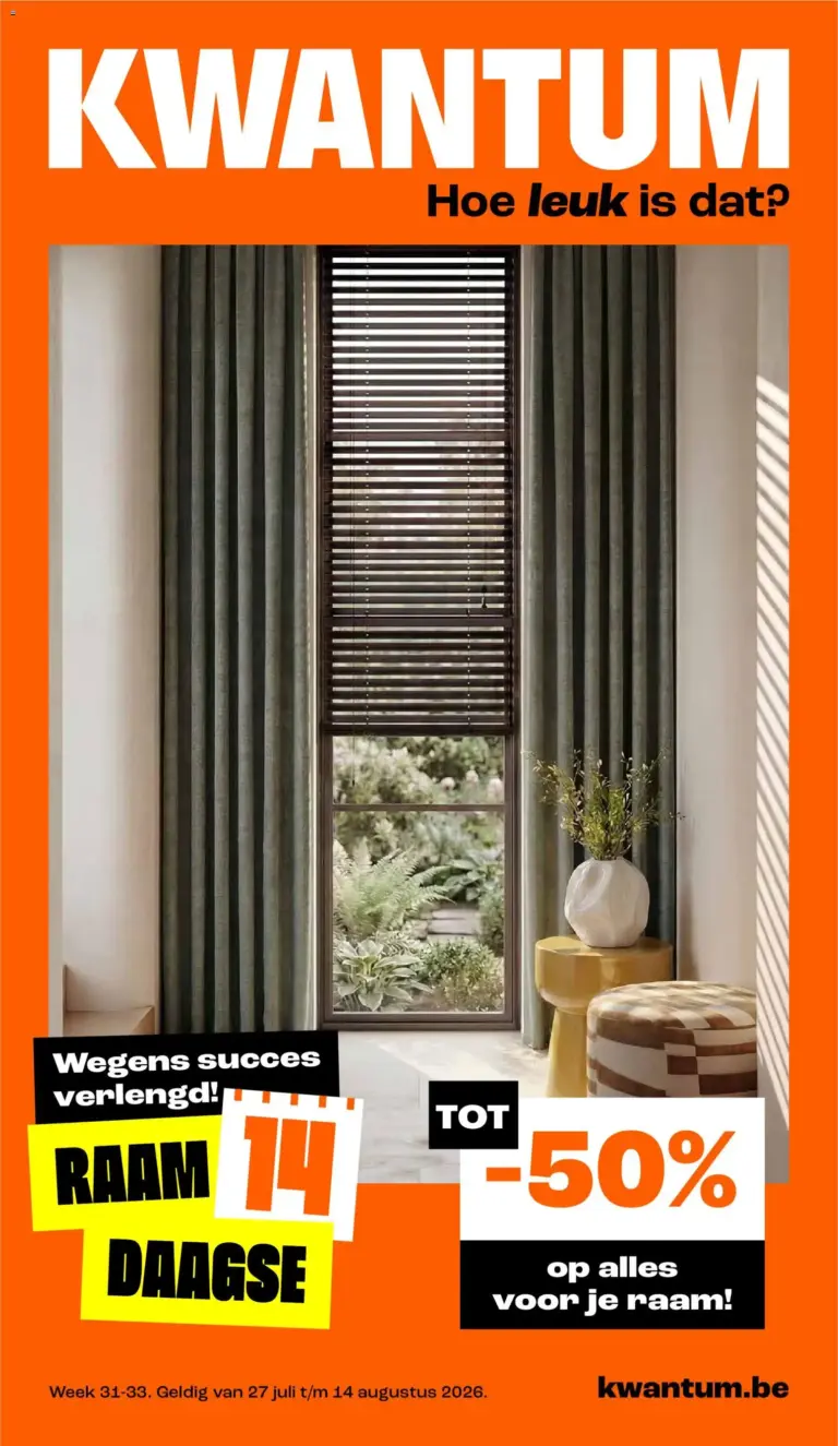 Kwantum folder van 27/07/2026