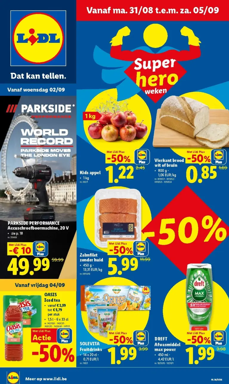 Lidl folder van 31/08/2026