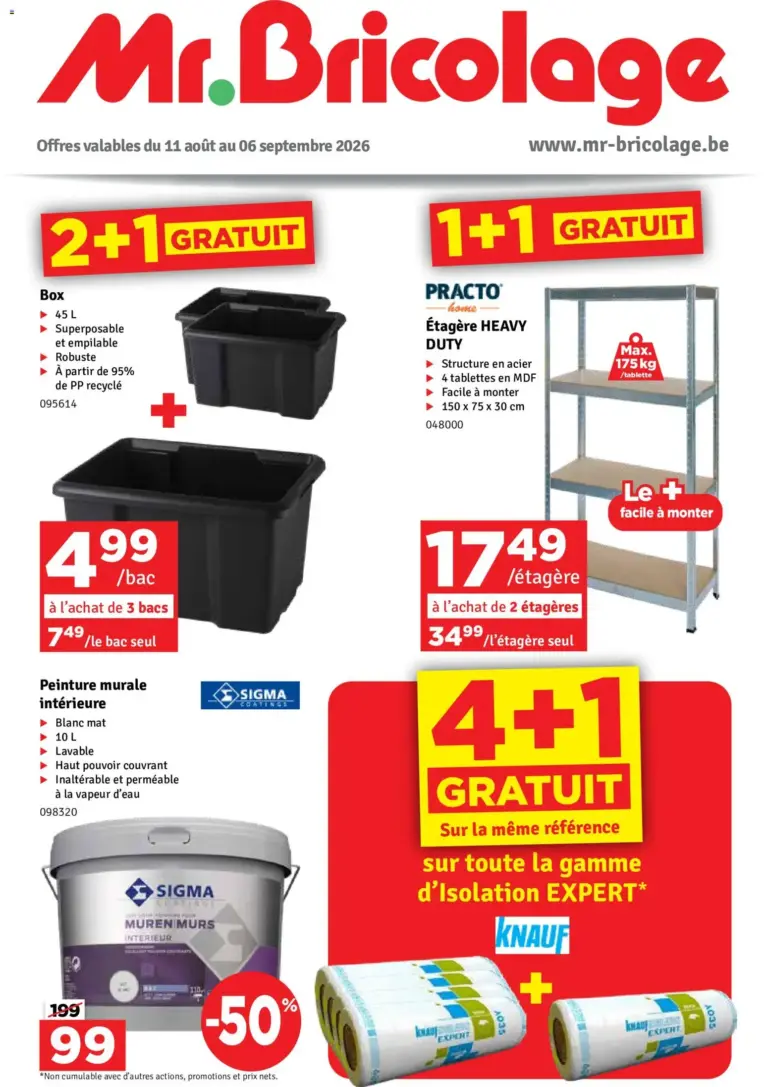 Mr Bricolage folder van 11/08/2026