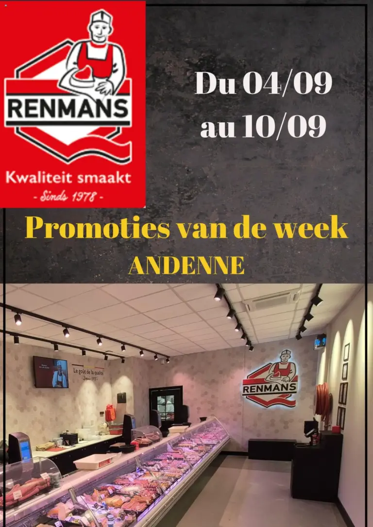 Renmans folder van 04/09/2026