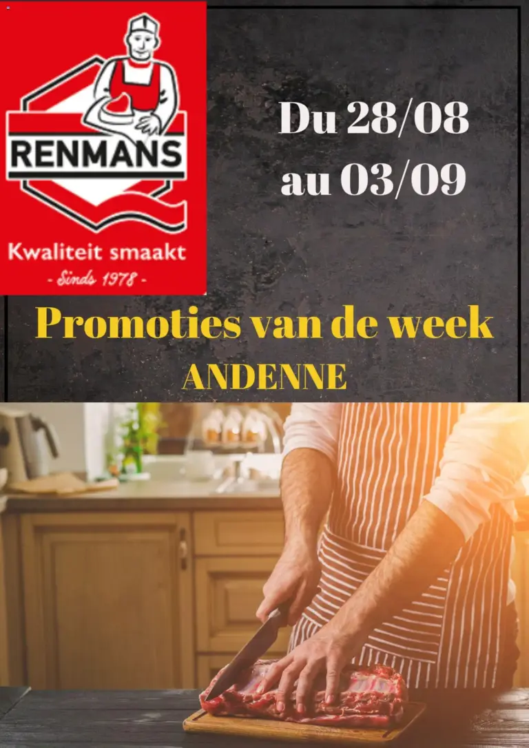 Renmans folder van 28/08/2026