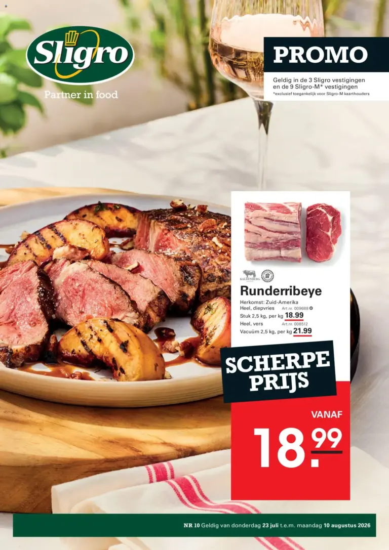 Sligro folder van 04/08/2026
