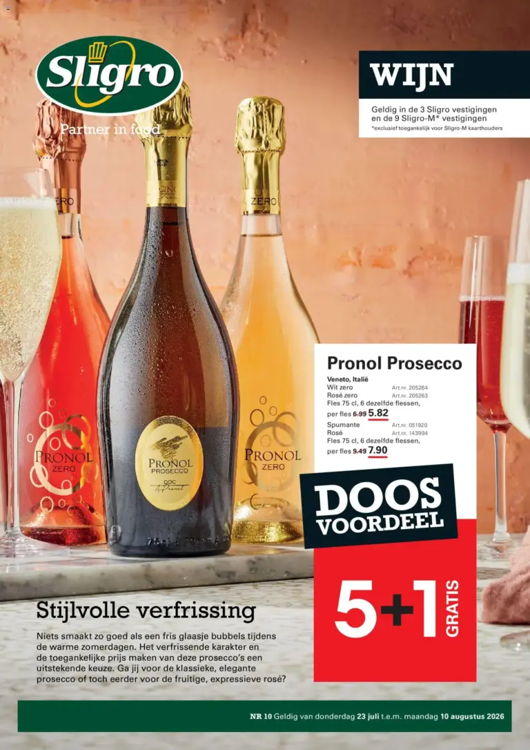 Sligro folder van 23/07/2026