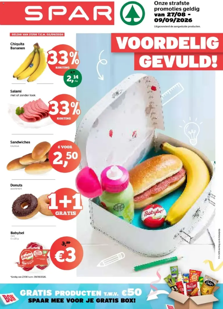 Spar Express folder van 27/08/2026