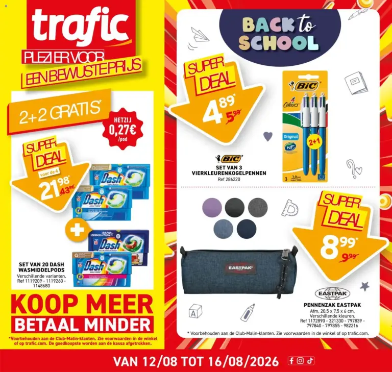 Trafic folder van 12/08/2026