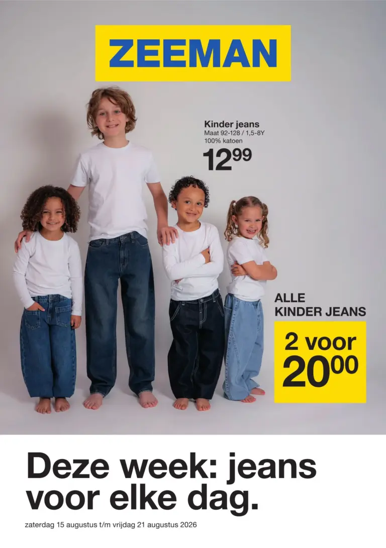 Zeeman folder van 15/08/2026