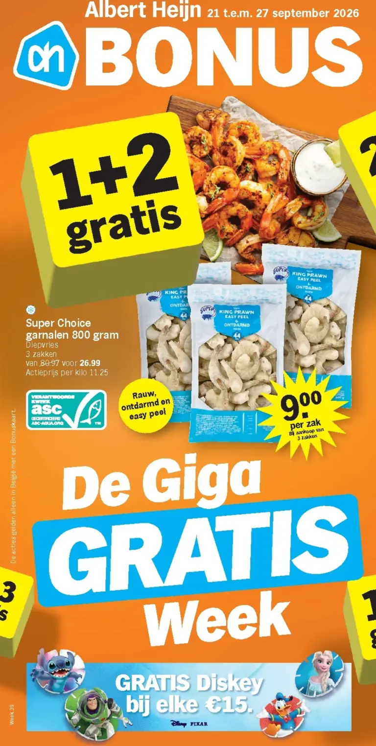 Albert Heijn folder van 21/09/2026