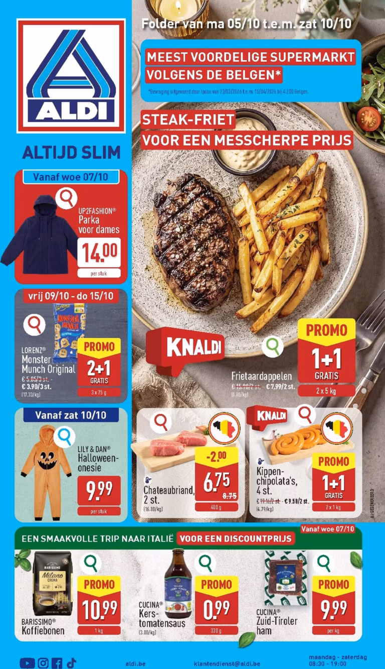 Aldi folder van 05/10/2026