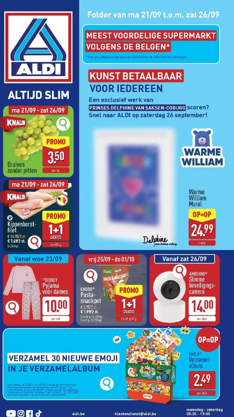 Aldi folder van 21/09/2026