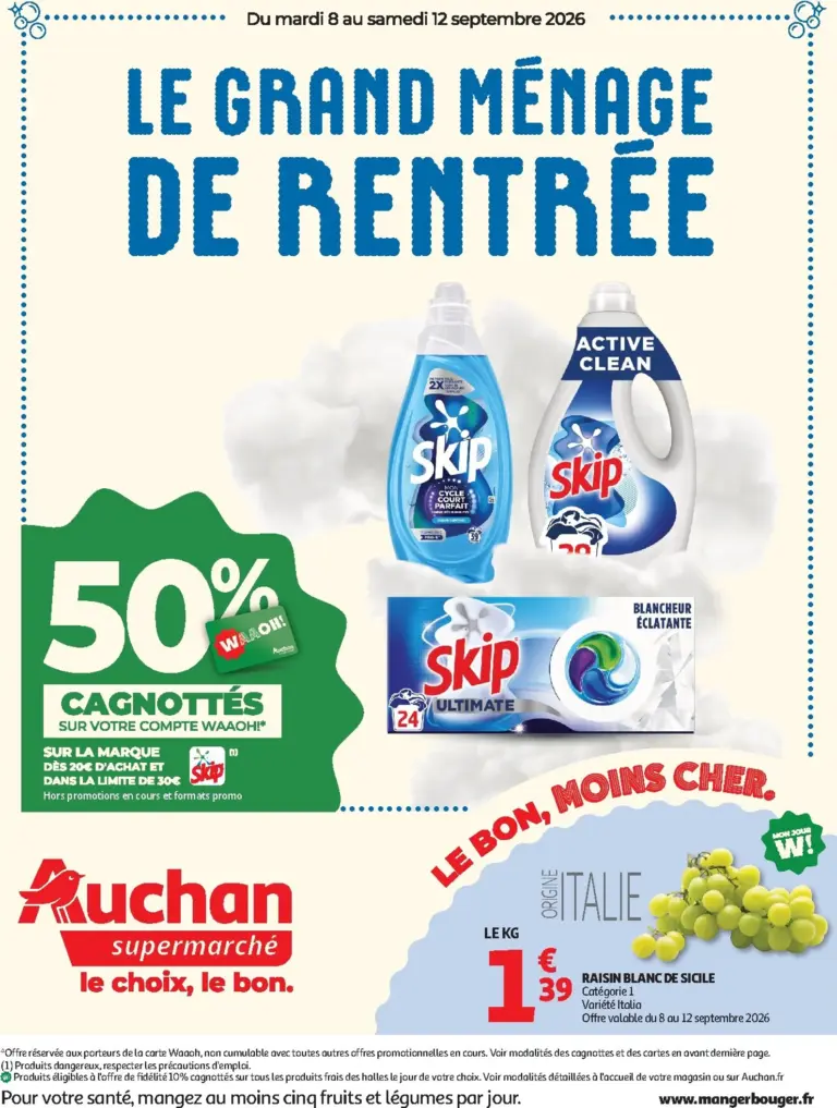 Auchan folder van 08/09/2026
