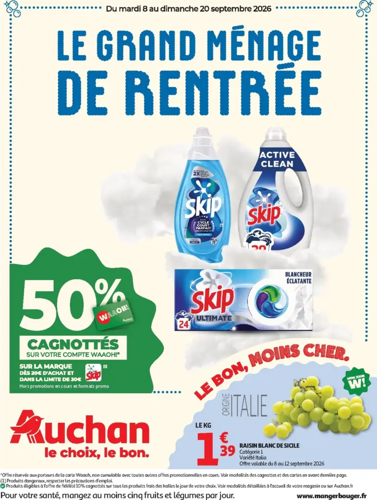 Auchan folder van 08/09/2026