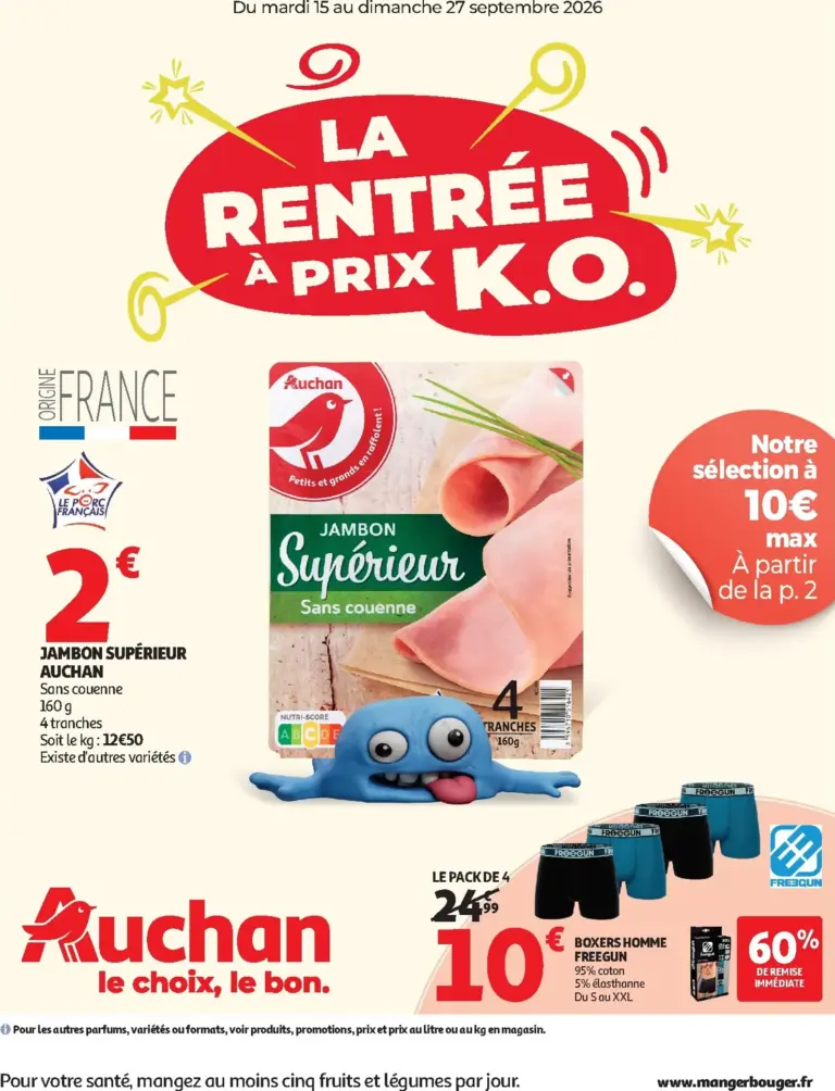 Auchan folder van 15/09/2026