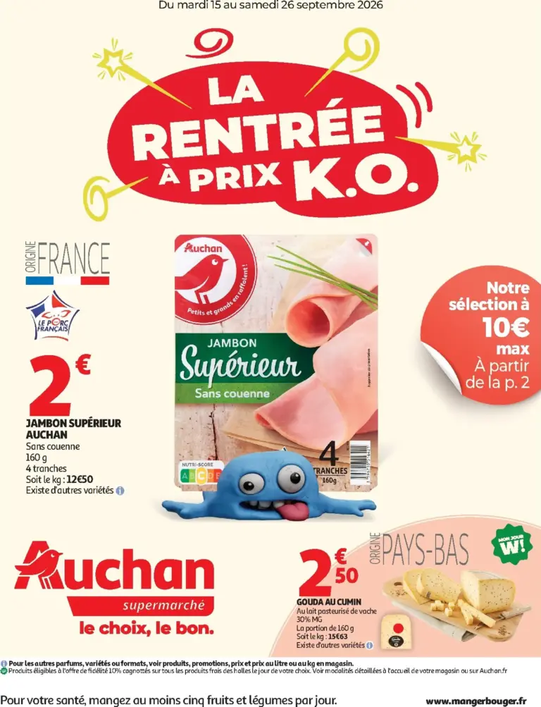 Auchan folder van 15/09/2026